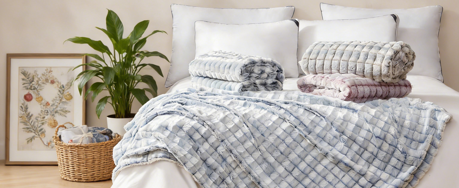Royal Luxe Micromink Sherpa Reversible Throw