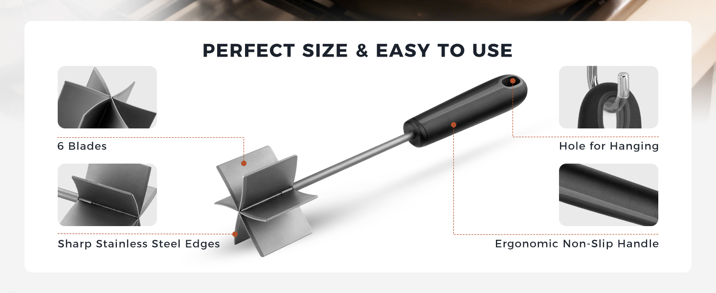 ground beef chopper tool