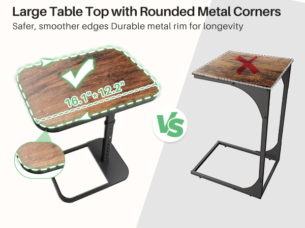 Round Corner End Table