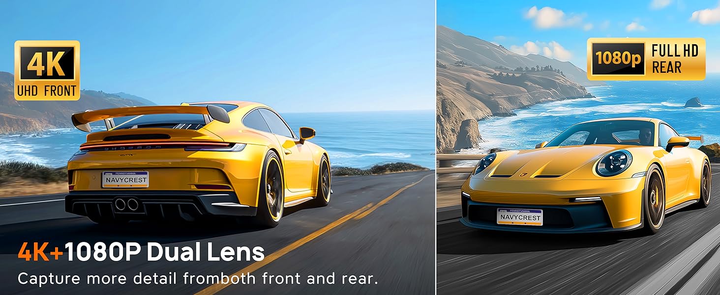 dash cam front and rear