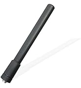 Samcom Two Way Radio Short Antenna with SMA-Female, 3.4 inch Elastic and Non-deformable Antenna f...
