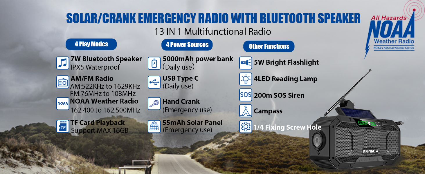 emergency radio weather radio hand crank emergency radio crank radio noaa weather radio hand crank