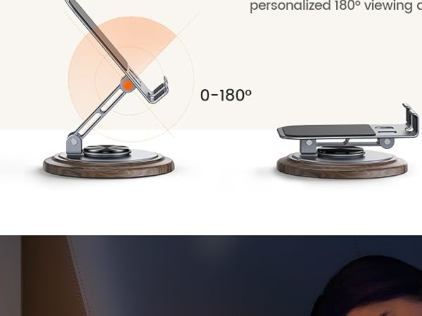 360° rotatable folding stand