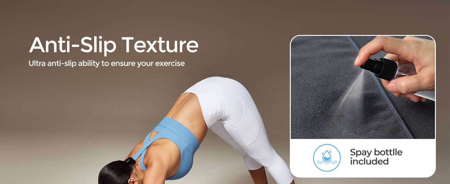 yoga towel no slip