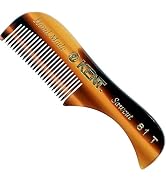Kent A 81T (2.8") Pocket Comb &amp; Beard Comb for Mustache and Beard - Travel Kit Beard Comb for Gro...