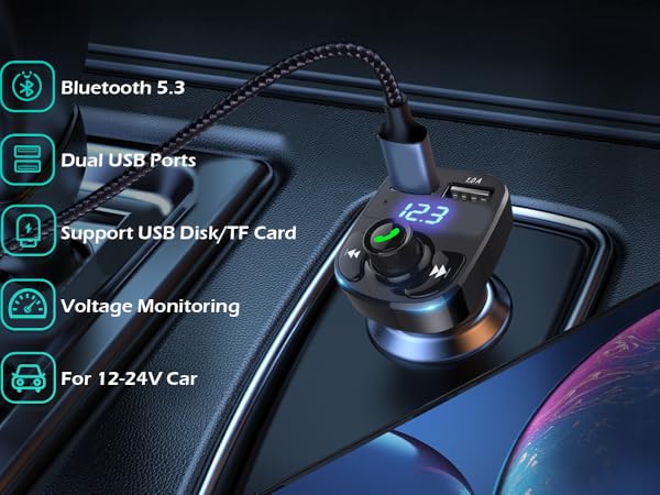 LIHAN bluetooth car adapter 1