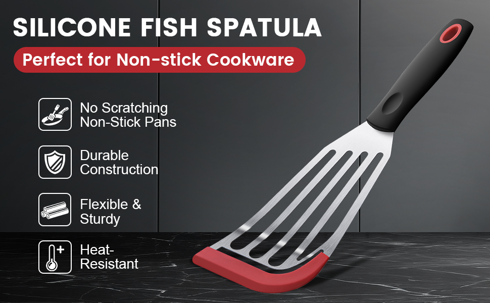 silicone fish spatula