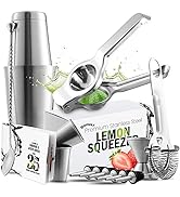 Eatex Bar Set Cocktail Shaker Set - Stainless Steel Bartender Kit, 16 Piece Cocktail Kit, Complet...