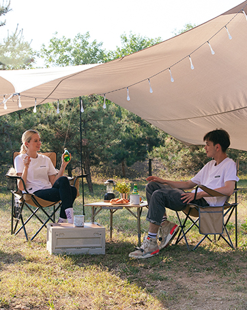 Folding chairs for outside