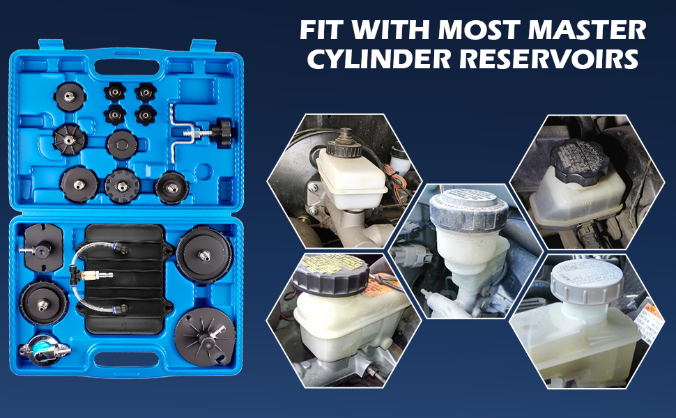 FIT WITH MOST MASTERCYLINDER RESERVOIRS