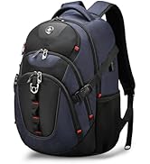 Swissdigital Design Business Laptop Backpack with Smart USB Charging Port Travel Backpack Fits 15...