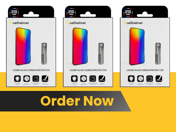 cellhelmet Liquid Glass Screen Protector Protects Samsung Apple Motorola and Google Screens