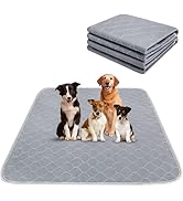Conkote Reusable Pee Pads for Dogs Extra Large 60" x 48" Puppy Playpen Mat, Washable Pee Pads Hea...