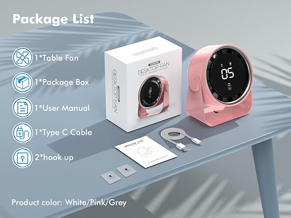 Desk fan