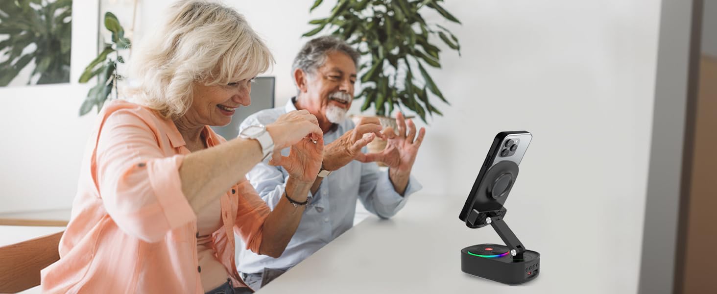 Bluetooth Speaker with Phone Stand