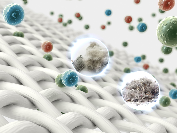 HEPA air purifier filter paper captures high-efficiency particles like dust, pollen, and pet fur
