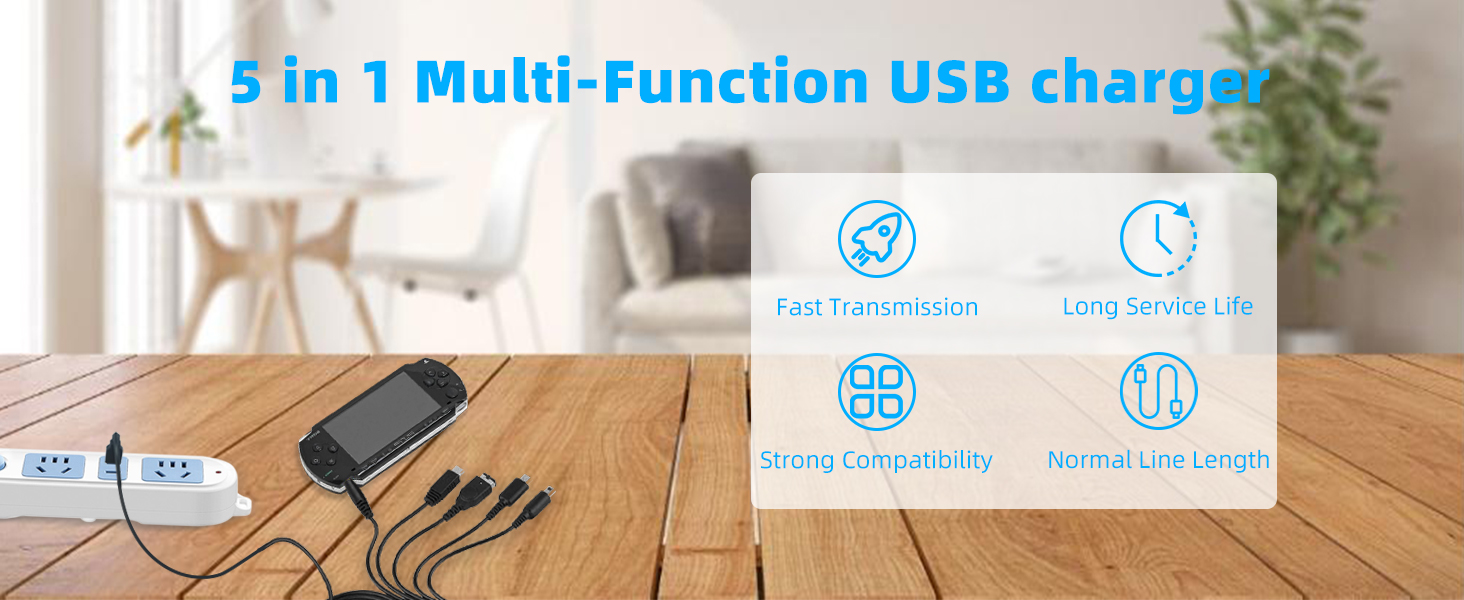5 in 1 Multi-Function USB charger