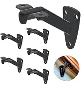 Hand Rail Brackets for Stairs- 6 Pcs Heavy Duty Black Handrail Brackets for Indoor Stairs or Outd...