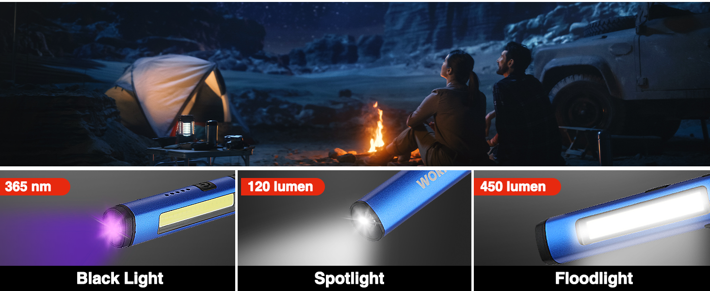 WORKPRO RECHARGEABLE PEN LIGHT