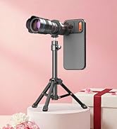 APEXEL 36x Telephoto Lens for iPhone &amp; Android, Long Range Cell Phone Camera Lens Kit with Sturdy...