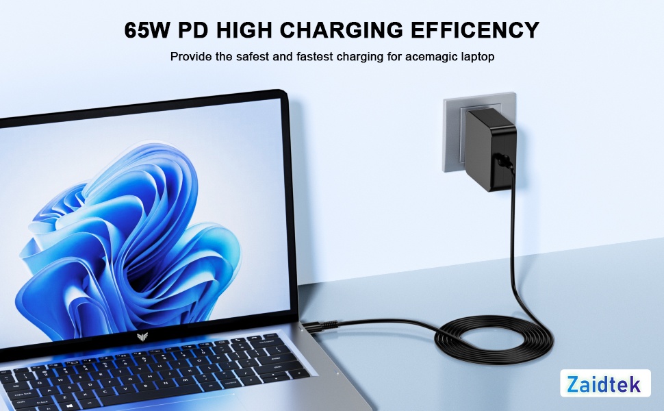 65W PD HIGH CHARGING EFFICENCY