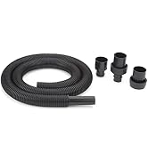 Shop-Vac 9050533 8 Ft x 1.5 Inch Diameter Hose, Flexible Vinyl Construction, Compatible With Stan...