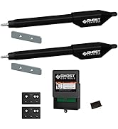 Ghost Controls Automatic Gate Opener Kit for Column Mounted and Decorative Driveway Swing Gates w...