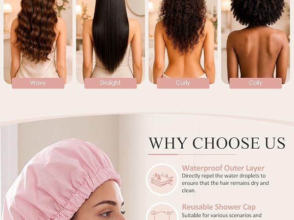 shower cap for braids