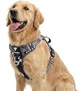 Funfox Dog Harness No Pull, Adjustable Pet Vest Harness, Super Soft Material with Vertical Handle...