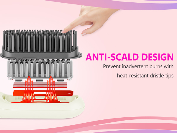 hair brush straightener for women