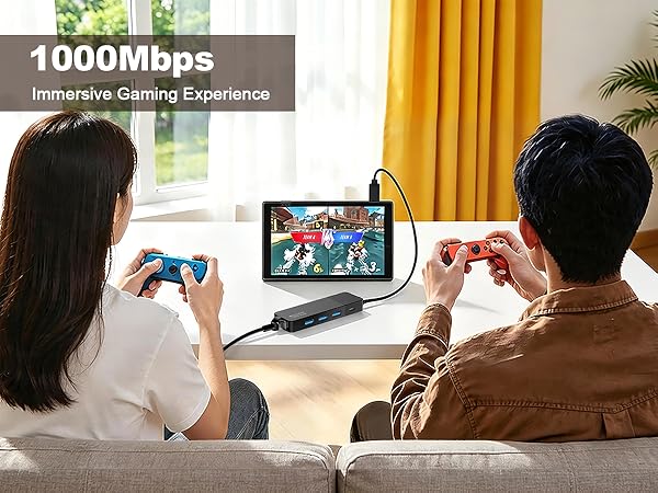 ethernet to usb c hub