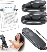 (2 Clips) Kindle Page Turner Remote Control: Pad Ereader Page Turner,Rechargeable Button C...
