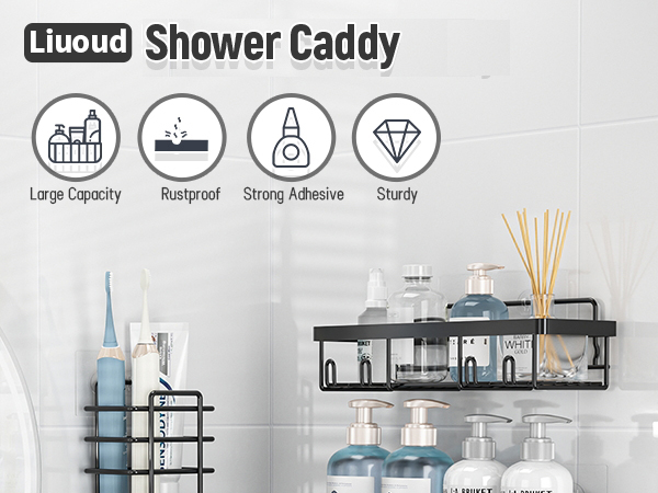 10 pack shower caddy
