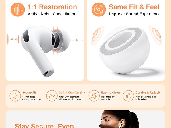 ear tips replacement for airpods pro 3