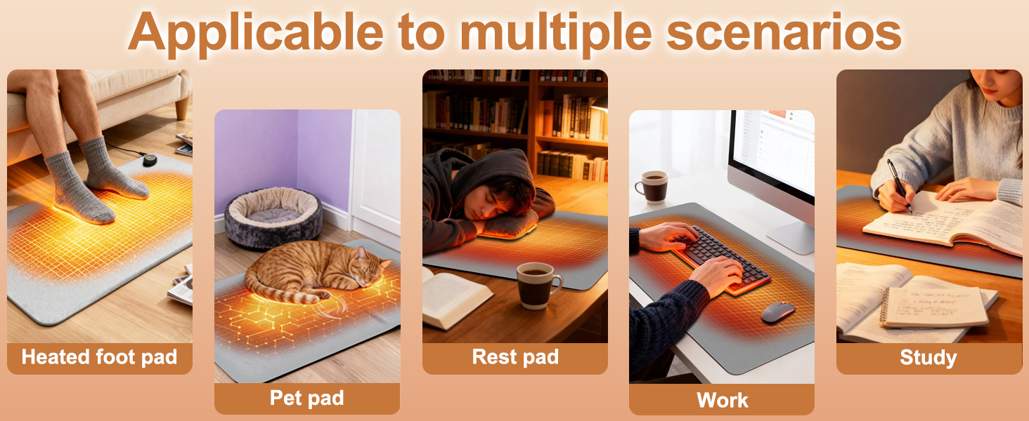 heated desk mat