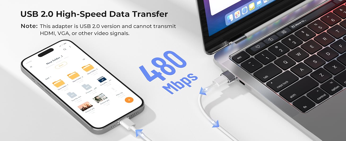 USB 2.0 High-Speed Data Transfer