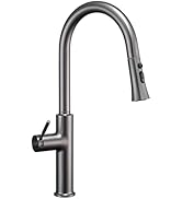 Eurolife Kitchen Faucets, with Pull Down Sprayer, 3 Functions Spray, Kitchen Sink Faucets for Far...