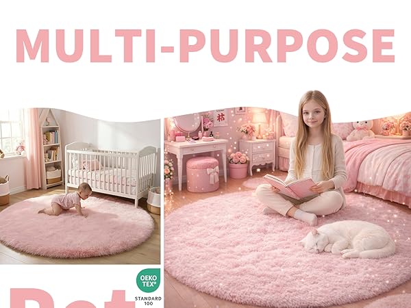 Amdrebio pink rug A+5A S