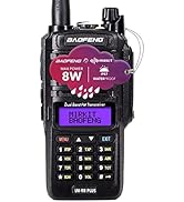 Mirkit Waterproof Baofeng Radio UV-9R PlusMK1 (UV-82 3rd gen) 8 Watt Max Power 2023 VHF/UHF 144-1...