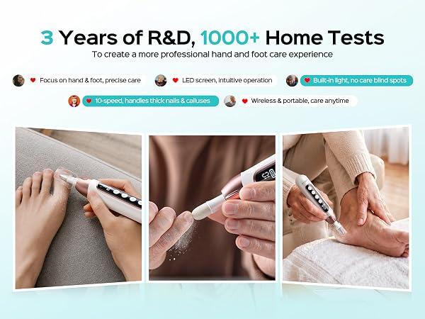 To create a more professional hand and foot care experience