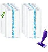 Mop Pads Refills Compatible with Swiffer WetJet Hardwood and Floor Spray Mop,10 Count Disposable ...