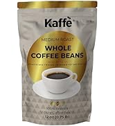 Kaffe Medium Roast Coffee Beans from Colombia (12 oz) - 100% Arabica Coffee Beans - Hints of Choc...