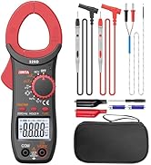BINTA Digital Clamp Meter, 6000 Counts 600A 600V AC/DC Multimeter Voltmeter Tester, TRMS NCV Auto...