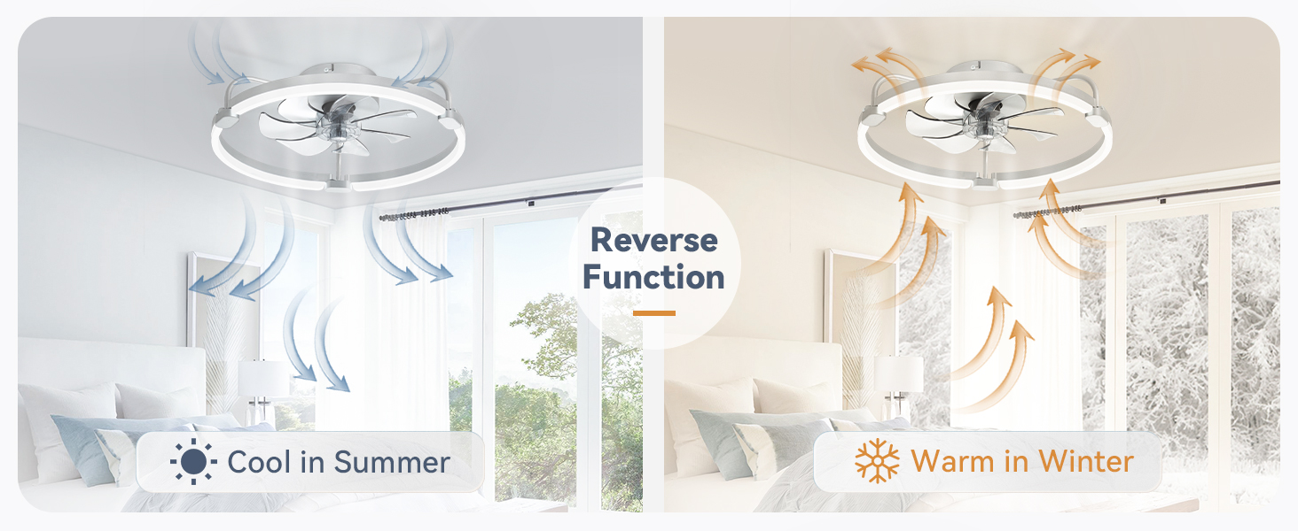 modern ceiling fan with light