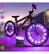 TINANA 2 Tire Pack LED Bike Wheel Lights Ultra Bright Waterproof Bicycle Spoke Lights Cycling Dec...