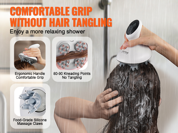 portable electric scalp massager