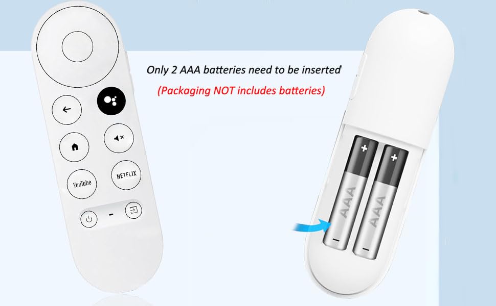 Replacement Remote for Google Chromecast 4k Snow HD TV G9N9N GA01409-US