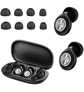 Ear Plugs for Sleeping Noise Cancelling,Ultra-Comfy Noise Reduction for Side Sleepers,56dB Reusab...
