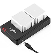 rapthor Upgraded 4950mAh Replacement Batteries with Charger Compatible with Arlo Pro 5S 2K / Pro ...