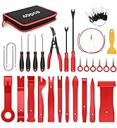 Nilight 40Pcs Auto Trim Removal Tool Set,Car Panel Audio Removal Tool, Clip Plier Upholstery Remo...